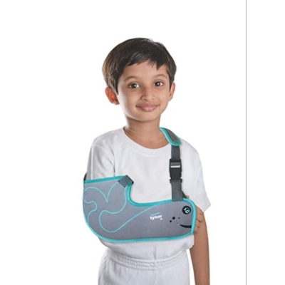 Picture of Tynor Pouch Arm Sling Tropical,Grey,Child, 1 Unit Multicolor