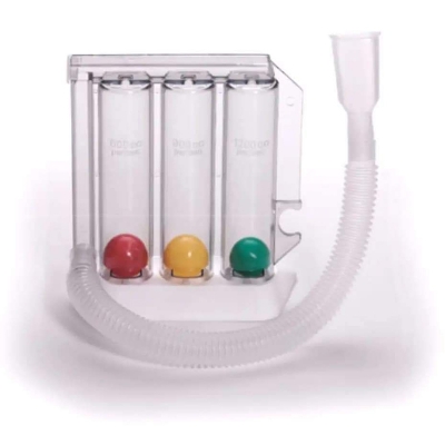 Picture of Deep Breathing Lung Exerciser - 3-chamber Incentive Style Multicolor