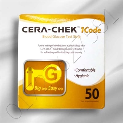 Picture of Cera-Chek 1 Code Blood Glucose Test Strip Multicolor
