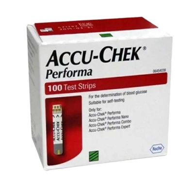 Picture of Accu-Chek Performa Blood Glucose Test Strips (50 Strips) Multicolor