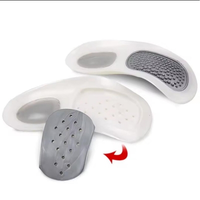 Picture of Orthotic Arch Support Flatfoot Insoles XO Legs Varus Feet Cushions Pads Plantar Fasciitis Men Woman Inserts Care Heel Pain Pad ASH