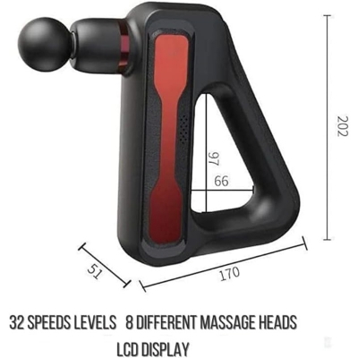Picture of 32 Level Electric Deep Tissue Massager for Neck, Back & Full Body Pain Relief – Muscle Recovery Device for Sports & Fitness Multicolor