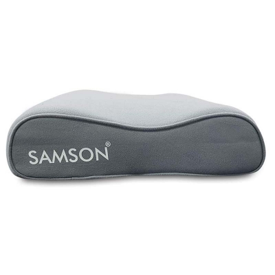 Picture of SamsonCervical Pillow Neck Support(Contoured) -cervical spondylosis or back pain,useful for redcution of pain due to neck sprains/stiff neck-Universal Light Ash