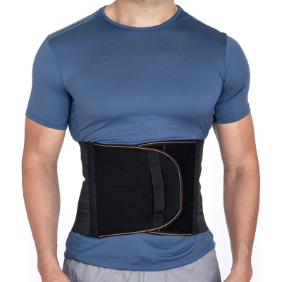 Picture of Abdominal Belt 9 Inch, Ideal for Lower Back Pain Relief, Slimming Waist, Post Delivery for Tummy Reduction, Breathable Material For Men & Women Light Ash