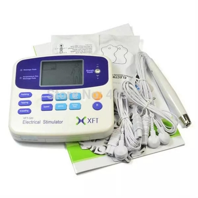 Picture of Xft 320a ডুয়াল আউটপুট ফিজিও টেনস থেরাপি মেশিন ম্যাসাজার ব্যাক পেইন রিলিফ স্লিমিং বডি আকুপাংচার পালস স্টিমুলেটর ম্যাসেজ 