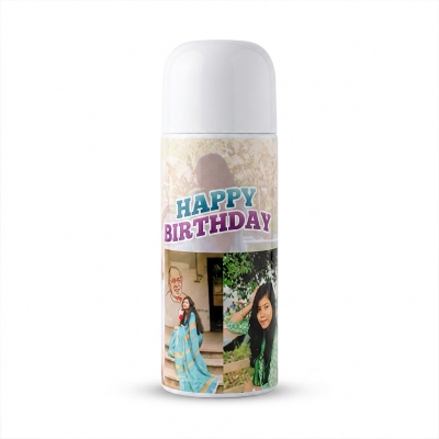 Picture of Customize Alluminium Water Bottle Print with Your Own PHOTO, Design. 650 ML Multicolor