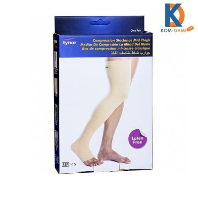 Picture of Tynor Medical Compressor stokings Thai High Grey