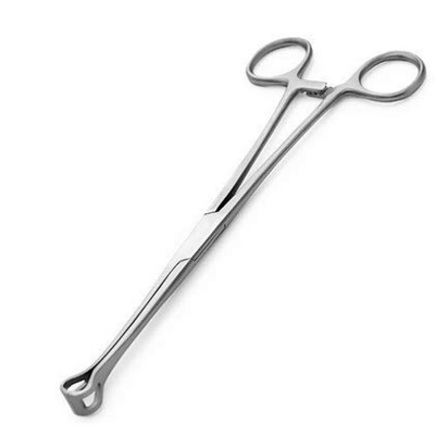 Picture of Surgical Instrument Babcock Tissue Forceps Stainless Steel 410 Grade (6'' Inches) Silver
