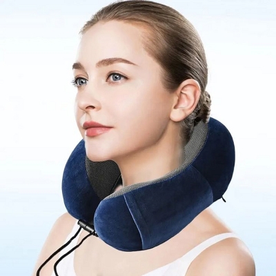 Picture of U Shaped Memory Foam Neck Pillows Soft Travel Pillow Massage Neck Pillow Sleeping Airplane Pillow Cervical Bedding Multicolor