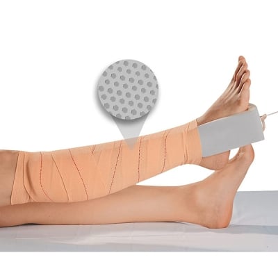 Picture of Tynor Skin traction set (Leg traction Adjustable pain relief) Brown
