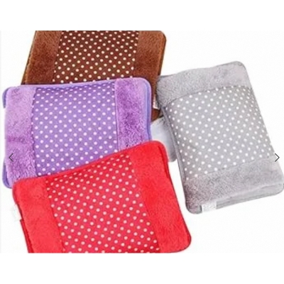Picture of Electric Velvet Heating Pad/Hot Water/Heat Pouch Bag With Gel For Pain Relief Multicolour – Hot Water Bag – hot water bag Multicolor