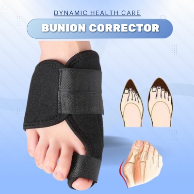 Picture of 1pcs Soft Bunion Corrector Toe Separator Splint Correction System Medical Device Hallux Valgus Foot Care Pedicure Orthotics Black