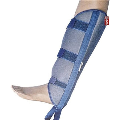 Picture of Leg Traction Adjustable Shin Splint Support Leg Compression Wrap Increases Circulation, Reduces Muscle Swelling Pain Relief Universal 