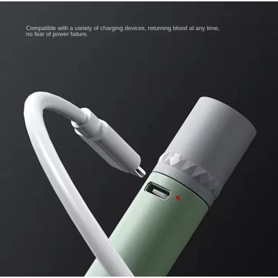 Picture of LED Strong Light Flashlight Rechargeable Household Portable Outdoor Nighttime Emergency Light Variable Focus Waterproo 