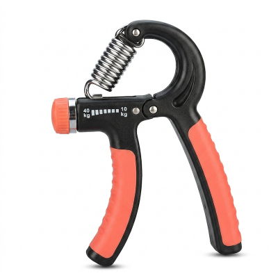Picture of Adjustable Hand Grip (10kg - 60kg) Strengthener for Men & Women for Gym Workout Hand Exercise Equipment to Use in Home for Forearm Exercise  StainlessSteelSpring 