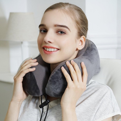 Picture of U Shaped Memory Foam Neck Pillows Soft Travel Pillow Massage Neck Pillow Sleeping Airplane Pillow Cervical Bedding Multicolor