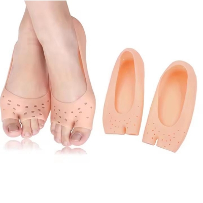 Picture of 2Pcs/Set Soft Silicone Moisturizing Gel Socks For Foot Care Protector Relieve Dry Cracked Peeling Heels ShoesInsole Pedicure 