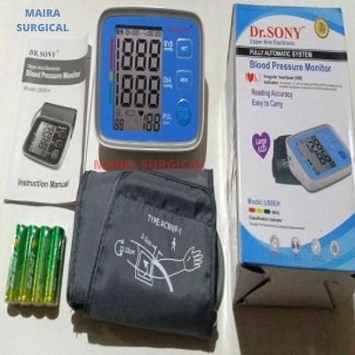 Picture of Dr.Sony Electronic  Digital Blood Pressure Monitor Blue