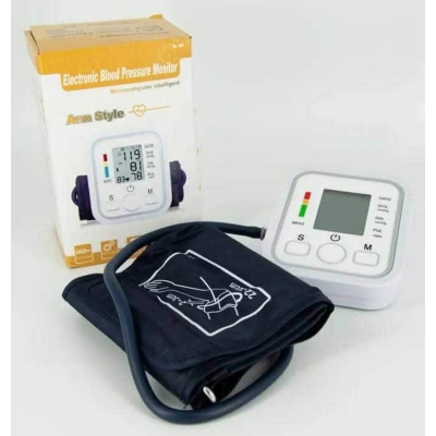 Picture of Digital Blood Pressure Machine Health Monitoring Device for Adults at Home Use White1200
