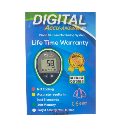 Picture of Blood Glucose Monitor / Diabetics Machine / Digital Accu Answer 