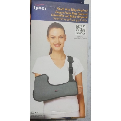 Picture of Tynor Pouch Arm Sling (Tropical) Silver