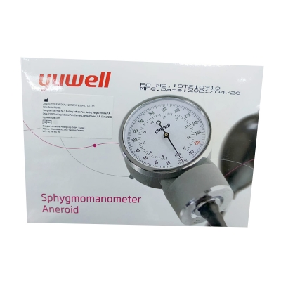 Picture of Manual Blood Pressure Machine & Stethoscope yuwell Black