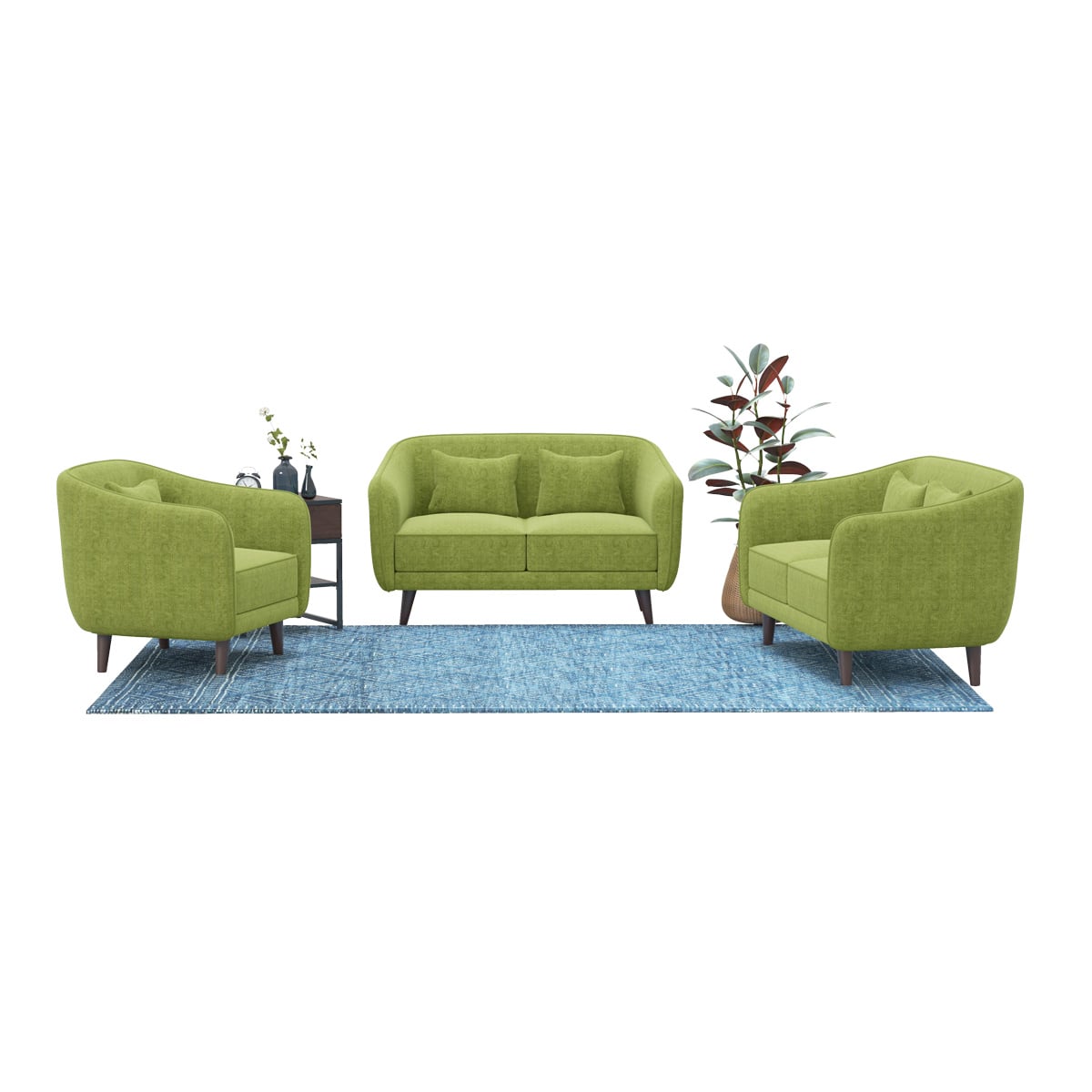 Picture of REGAL Babylon Wooden Single Sofa BABYLON-SSC-361-3-1-20(FEBRIC-SF-2121)
