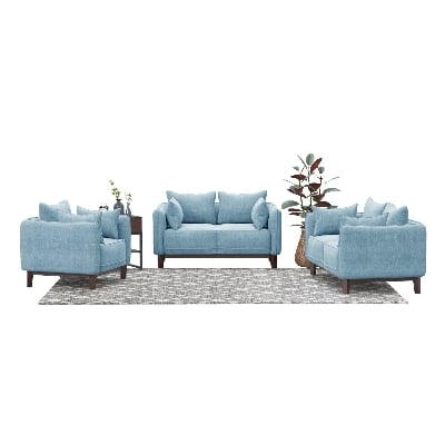 Picture of REGAL Athens Wooden Double Sofa ATHENS-SDC-362-3-1-20(FEBRIC-SF-2119)