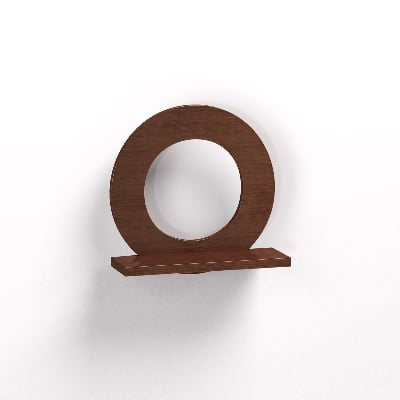 Picture of REGAL Craft Items-HDC-323-WOODEN ROUND HANGING SHELF