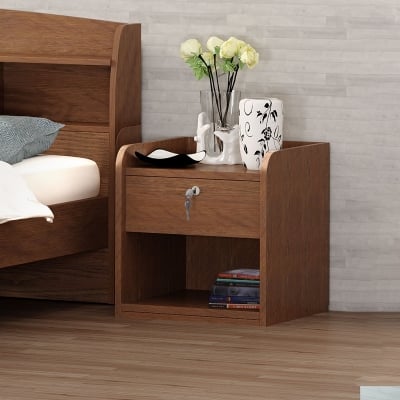 Picture of REGAL Harper Laminated Board Bed Side Table Antique HARPER-BCH-101-1-1-20(1PART)
