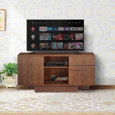 Picture of REGAL Harper Laminated Board Tv Cabinet Antique HARPER-TCH-101-1-1-20