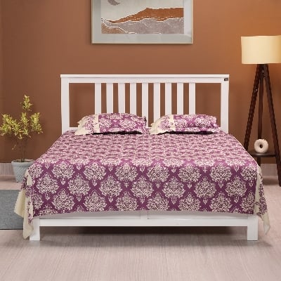 Picture of REGAL Bed Sheet-314 (Roral Tapestry-Purple)