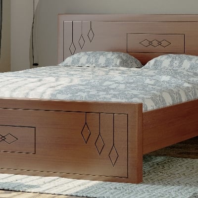 Picture of REGAL Bluebell Wooden King Bed Antique BLUEBELL-BDH-304-3-1-20(KING SIZE)