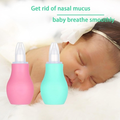 Picture of Baby Nose Care | Soft Silicone Nasal Cleaning Device for Newborns Multicolor