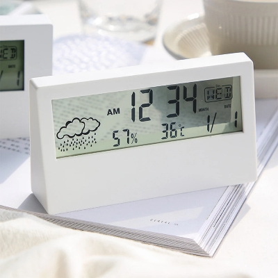 Picture of LED Thermometer Multifunction Electronic Temperature Weather Alarm Clock