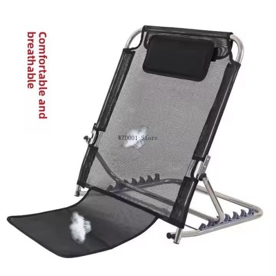 Picture of Folding Bed Back Rest - 6-gear Adjustable Backrest Bed Support for Elderly & Disabled for Sit up or Reclined Position,Read,Eat in Bed Multicolor