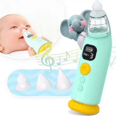 Picture of Automatic Nose Cleaner with Music and Light Soothing Function For Child Multicolor