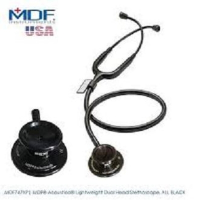 Picture of MDF Acoustica Lightweight Dual Head Stethoscope - All Black Edition, MDF747XP-all Black