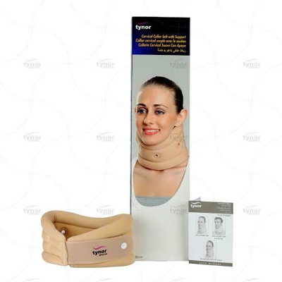 Picture of Cervical Collar Soft with Support - Tynor Brown