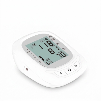 Picture of Blood Pressure Monitor Fully Automatic Digital Large Display And Adjustable Arm-Cuff Comes White