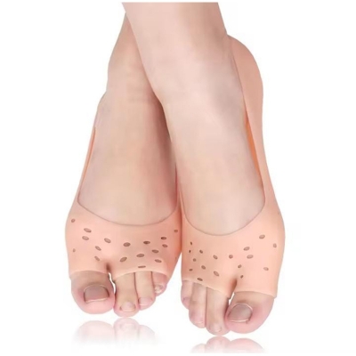 Picture of 2Pcs/Set Soft Silicone Moisturizing Gel Socks For Foot Care Protector Relieve Dry Cracked Peeling Heels Shoes Insole Pedicure Multicolor