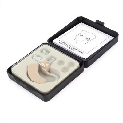 Picture of BTE Hearing Aid Ear for Deafness Sound Amplifier Adjustable Hearing Aids Portable Super Ear Hearing Amplifier for the Elderly Multicolor