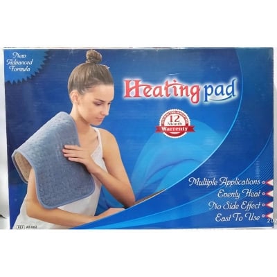 Picture of AT-EX Heat Therapy Orthopaedic Pain Reliever Electric Heating Pad for Joints, Muscle, Back, Leg, Shoulder, Knee, Neck (with Auto Temperature Controller) - Hot Water Bag - Hot Water Bag White