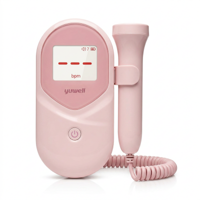 Picture of fetal doppler fetal ultrasound baby heartbeat Pink