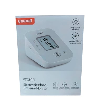 Picture of Electronic Blood Pressure Monitor YE610D Yuwell White