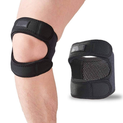 Picture of Adjustable Knee Support Patella, Free Size Deep Black