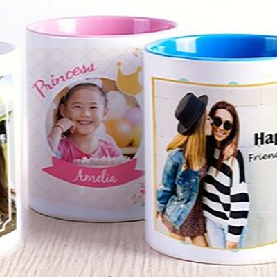 Picture of Customize Chaina Ceramic Mug Print With PHOTO.design, logo, or message printed on a high-quality ceramic mug White