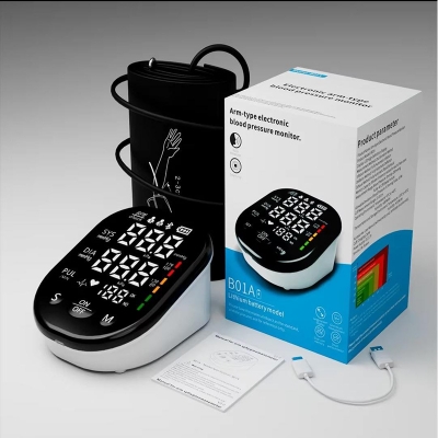 Picture of LED Arm Blood Pressure Monitor Digital Smart BP Machine Home Medical Sphygmomanometer Multicolor