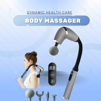 Picture of Professional Deep Tissue Body Massager Powerful Fascia Massage Hammer U-shaped Massage Multicolor