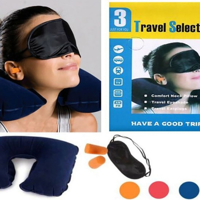 Picture of 1Pc Inflatable Air Cushion Rest U Shape Plane Flight Portable Pillow for Travel Office Nap Head Rest Air Cushion Neck pillow Multicolor